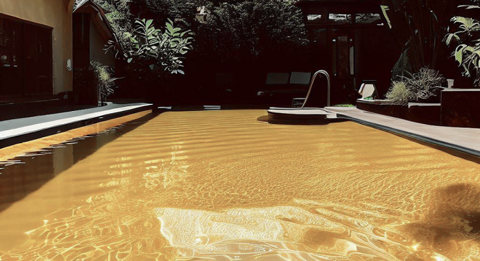 Red Gold Pool Gold Pool Plaster Finish | Sutton Pools, Clarksville, TN 37040